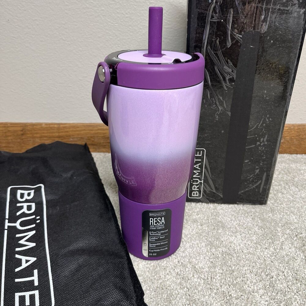 NEW BrüMate Resa 25oz Travel Tumbler Leakproof Violet Crush Purple Water Brumate
